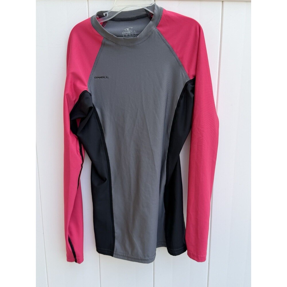O’Neill Skins Rash Guard Swim Shirt Womens Small Long Sleeve
